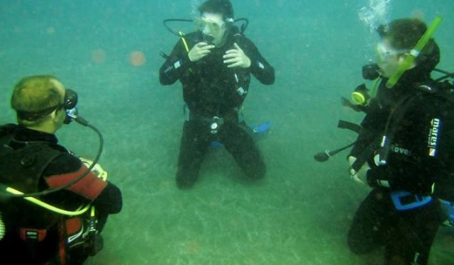 Clase practica bajo el mar